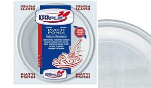 PIATTO FONDO BIANCO 800GR D.220 RGM