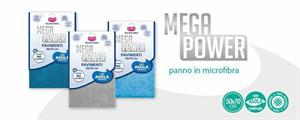 PANNO MICROFIBRA 50X70CM MEGAPOWER NEW VARI COLORI