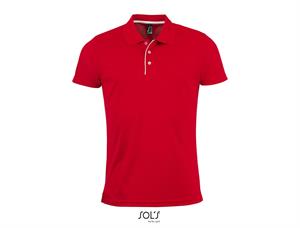 POLO UOMO SPORTIVA MOD.PERFORMER COL.ROSSA