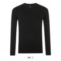 PULLOVER MAGLIONE GIROCOLLO UOMO MOD.GINGER COL.NERO