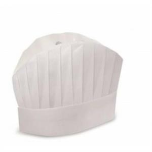 CAPPELLO CHEF CLASSICO VISCOSA 25CM CF=10PZ