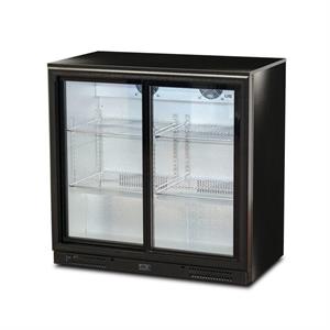 VETRINA REFRIGERATA MOD.SELF BAR2 +2/+10°MIS.90X50X90H NERA