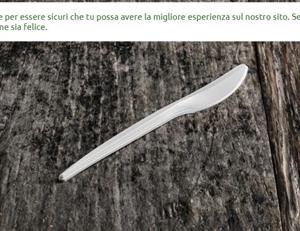 COLTELLO BIO COMPOSTABILE LEAN MATER-BI CF=100PZ