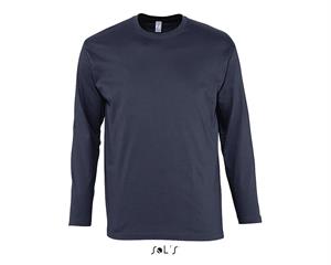 T-SHIRT UOMO GIROCOLLO MANICA LUNGA MOD.MONARCH COL.BLU NAVY