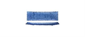 VASSOIO RETTANGOLARE CM.40X12H ACQUA AZZURRA