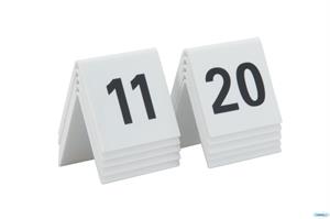 SEGNAPOSTO NUMERI DA 11 A 20 BIANCO