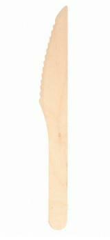 COLTELLO MAKAN 16,4CM NATURALE LEGNO CF=100PZ