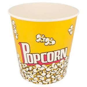 SECCHIELLO POP-CORN 3900ML D.18X19CM IN CARTONCINO CF=25PZ