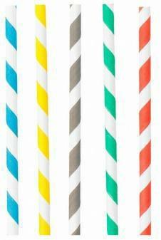 CANNUCCE 21CMX6MM SFUSE CARTA TWIST VARI COLORI CF=250PZ