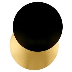 DISCO PASTICCERIA DIAM.26 950G/M2 NERO/ORO CF=100PZ