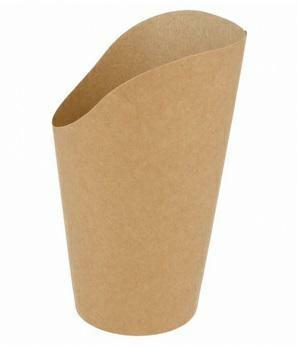 BICCHIERE PER FRITTI 480ML KRAFT D.8.5X13.5CM CF=50PZ