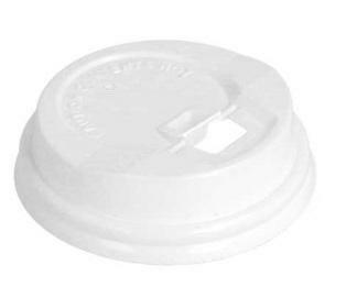 COPERCHIO ALTO PER BICC. 120ML PS BIANCO C/BECCO CF=100PZ