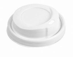 COPERCHIO ALTO PER BICC.240ML PS BIANCO C/BECCO CF=100PZ