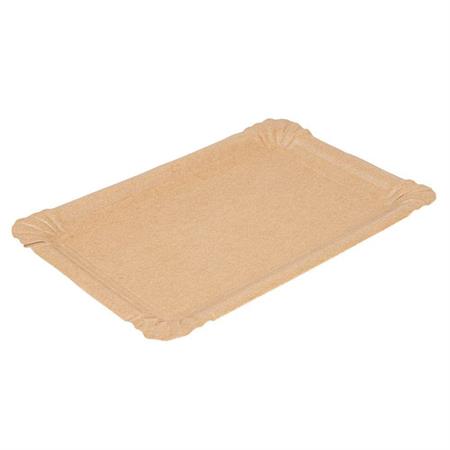 VASSOIO PASTICCERIA DIM.20X13 NATURALE KRAFT CF=250PZ