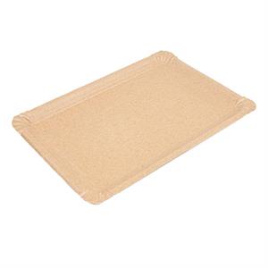 VASSOIO PASTICCERIA DIM.30x21 NATURALE KRAFT CF=125PZ