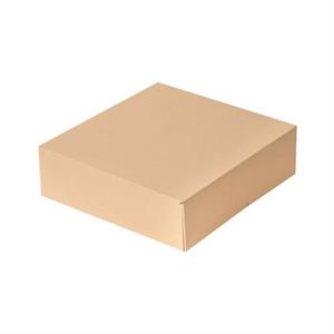 SCATOLA PASTICCERIA 23X23X7,5CM 240GR NATURALE CF=50PZ