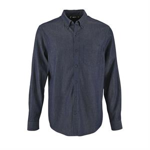 CAMICIA UOMO M/L MOD.BARRY COL.JEANS RAW DENIM