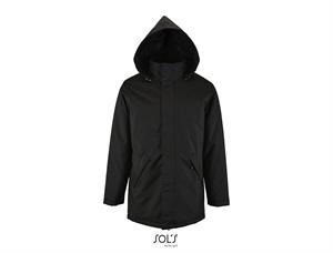 PARKA UNISEX CON FODERA IMBOTTITA MOD.ROBYN COL.NERO