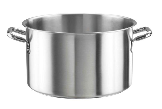 CASSERUOLA INOX ALTA 2/M CM.24X14,5 LT.6,25 TENDER