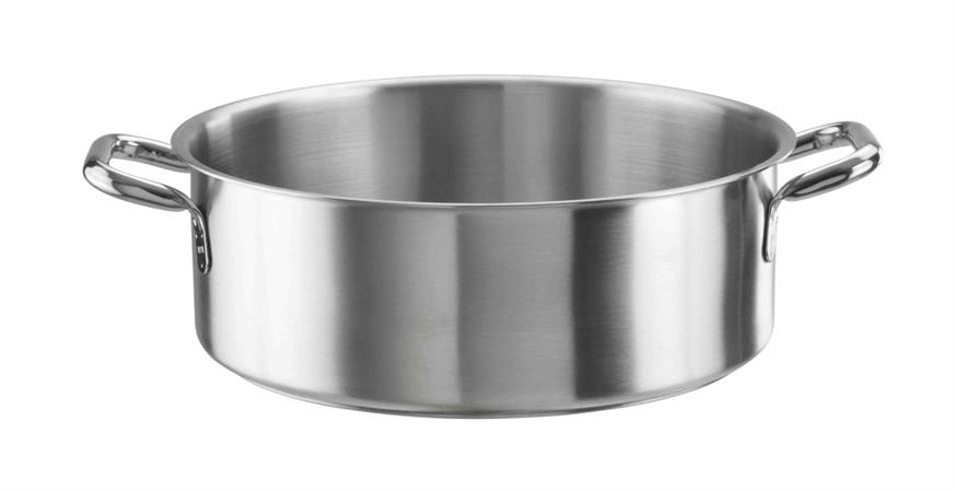 CASSERUOLA INOX BASSA 2/M CM.32X11 LT.8,75 TENDER