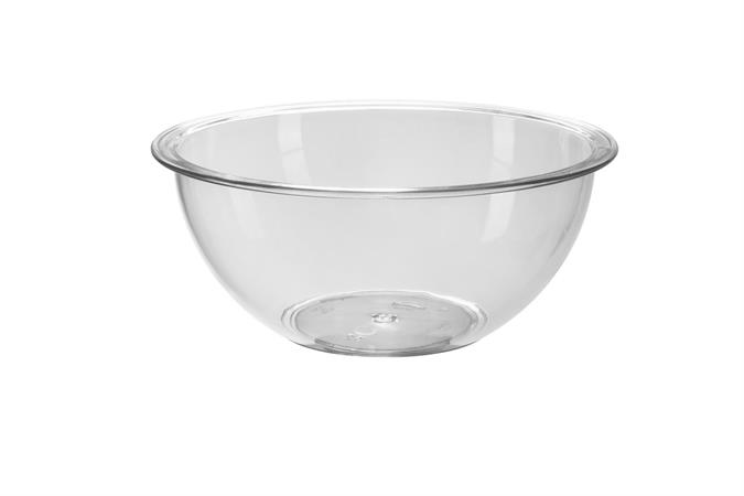 INSALATIERA CRISTAL  ø CM 28X11 H - LT.3,15 TRAS