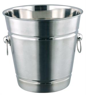 SECCHIELLO CHAMPAGNE CON ANELLI EASY D,20CM ACC.INOX