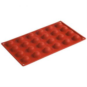 STAMPO SILICONE SEMISFERA GN 1/3 17,5X30 24PORZ.