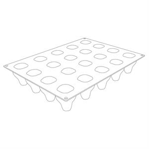 STAMPO PERA SILICONE 40X30CM Ø53 H70 20 STAMPI