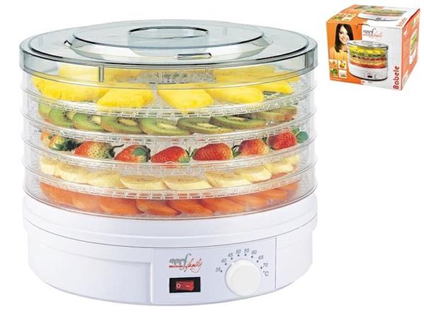 ESSICCATORE FRUTTA ELETTRICO 5 VASSOI 250W