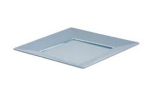 PIATTO SPIGOLO RIUTILIZZABILE ACQUA MARINA 23X23 CF=25PZ