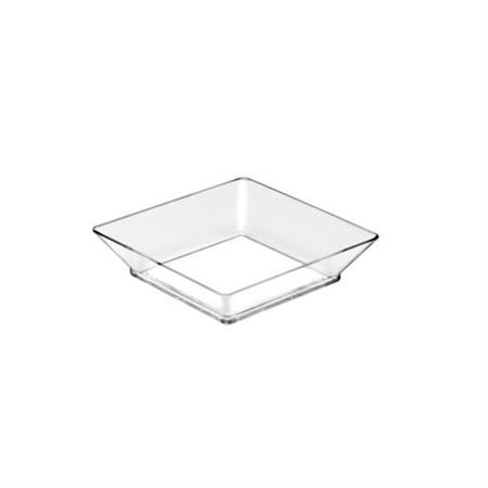 VASSOIO SMALL PLATE PS TRASPARENTE 65X65MM CF=25PZ