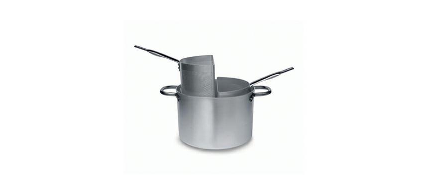 CUOCIPASTA ALTO 2 SPICCHI 32CM ALLUMINIO LT.15