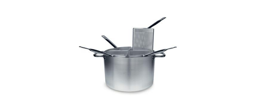 CUOCIPASTA ALTO 36CM 4 SPICCHI ALLUMINIO LT.21