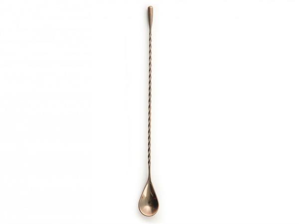 CUCCHIAIO COCKTAIL 30CM INOX COL.RAME