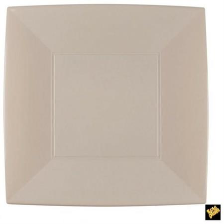 PIATTO GRANDE NICE PP TAUPE 290X290MM CF=12PZ