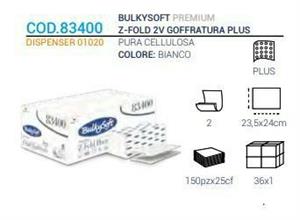 ASCIUGAMANO PIEG.Z P.CELL.2V CF=150PZ