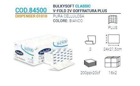 ASCIUGAMANO PIEG.A V P.CELL 2V CF=210PZ