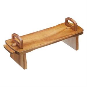 TAGLIERE DA PORTATA C/PIEDI CM.37X12X13H ACACIA