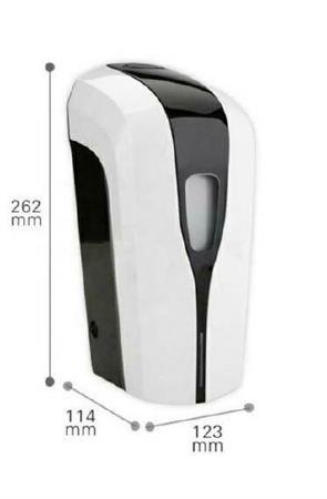 DISPENSER AUTOMATICO PER GEL MANI IN ABS 1LT BIANCO/GRIGIO