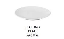 PIATTINO COUP 6CM PORCELLANA BIANCA