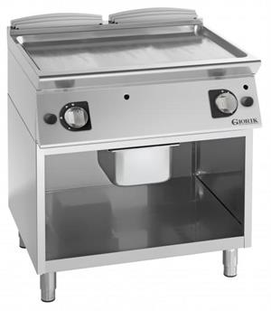 FRY-TOP A GAS DOPPIO LISCIO CRX A GIORNO 14KW 800X700X900