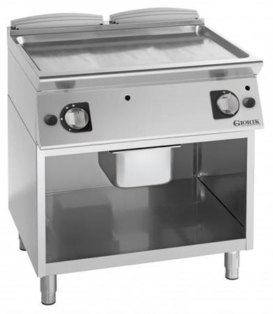 FRY-TOP A GAS DOPPIO LISCIO CRX A GIORNO 18KW 800x900x900H