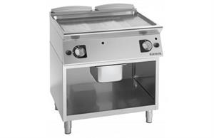 FRY-TOP A GAS DOPPIO LIS/RIG CRX A GIORNO 14KW 800X700X900