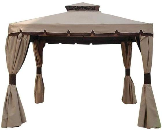 GAZEBO ROYAL 3X4MT GRIGIO ALL.PL100M E ZANZ