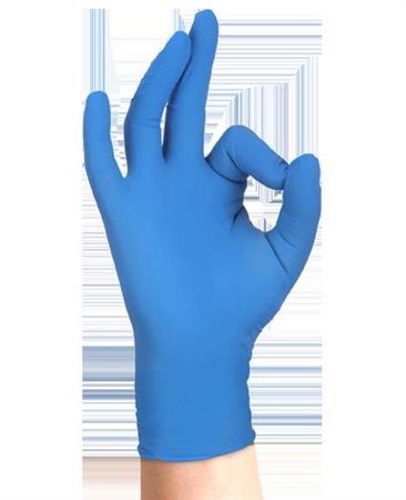 GUANTI NITRILE SENZA POLVERE SKIN FLEX BLU TG.L CF=100PZ