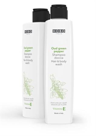 BAGNODOCCIA E SHAMPOO GREEN PEPPER 500ML HOBO