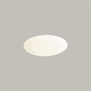 PIATTINO TAZZA CAFFE' 15CM METROPOLIS BIANCA