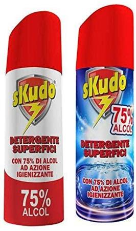 DETERGENTE SUPERFICI SKUDO CON 75% ALCOL SPRAY 200ML