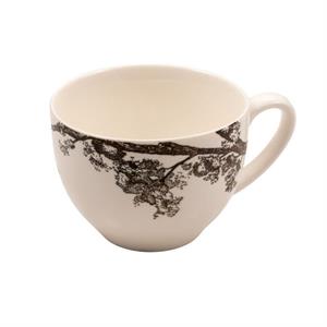 TAZZA THE S/PIATTINO KERASIA AVORIO