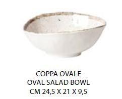 COPPA OVALE CM.24,5X21X9,5 MELAMINA ENJOY